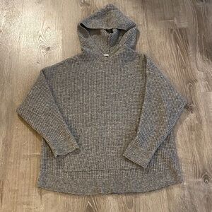 TALULAH Hooded Waffle Knit Sweater S
